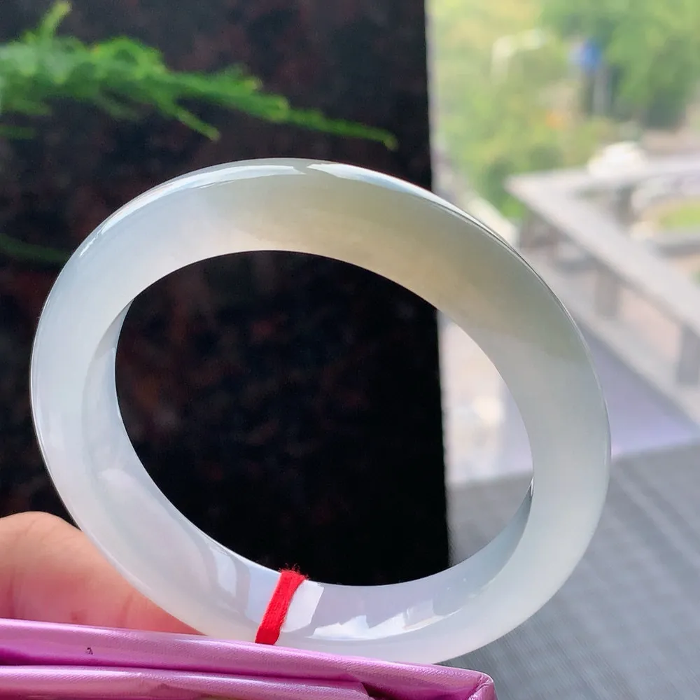 正圈冰玻黄翡 微棉纹 尺寸:55.4/11.6/8.2 种色俱佳