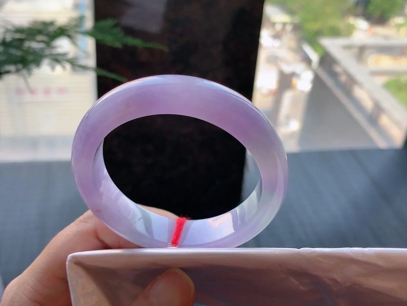 正圈满色春彩 微细纹 尺寸:55.4/12.1/9.1 色好