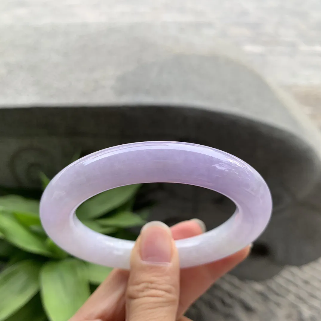 圈口55-11.1 【紫罗兰圆条手镯】圆条55 56可戴