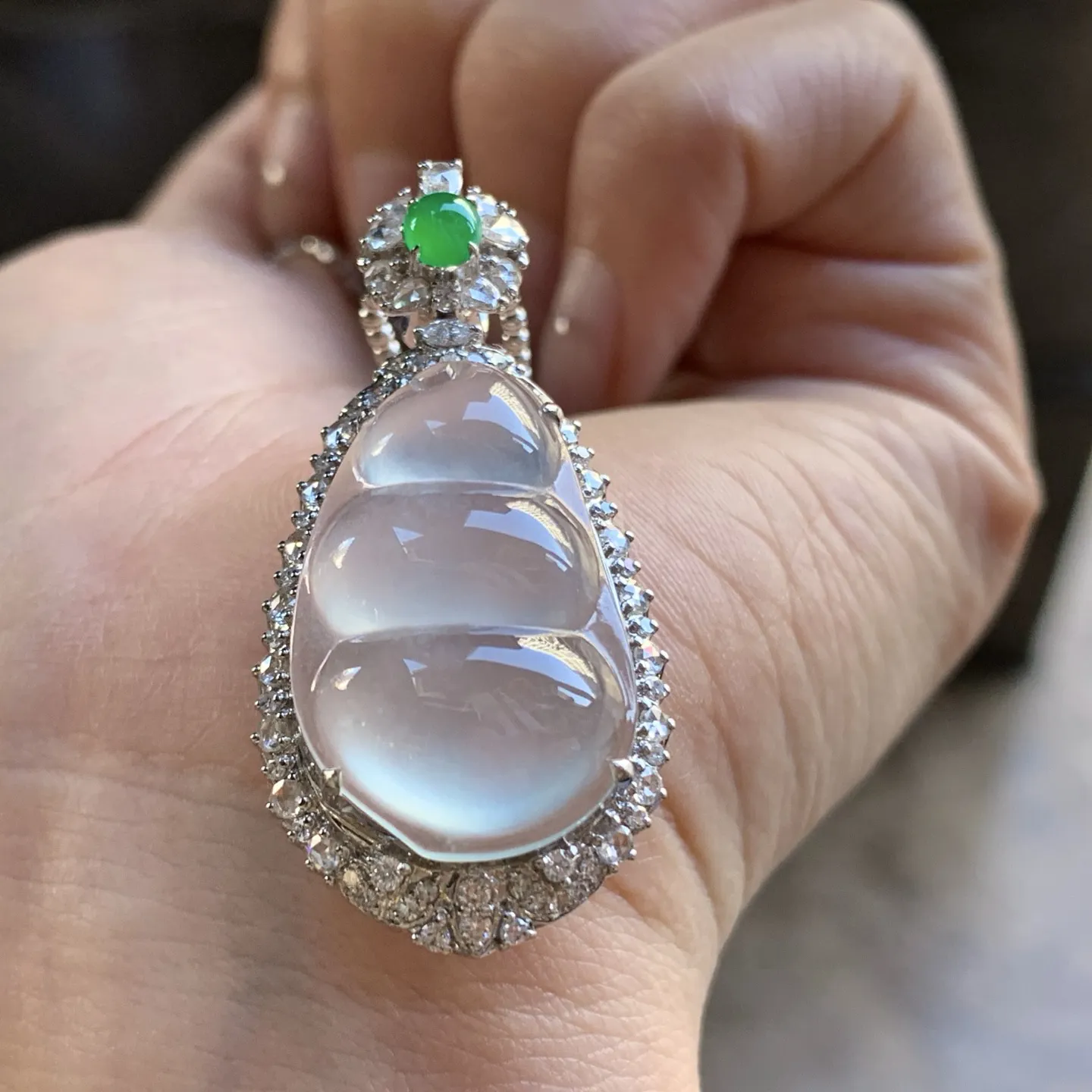 金钻镶嵌冰豆子^_^荧光十足