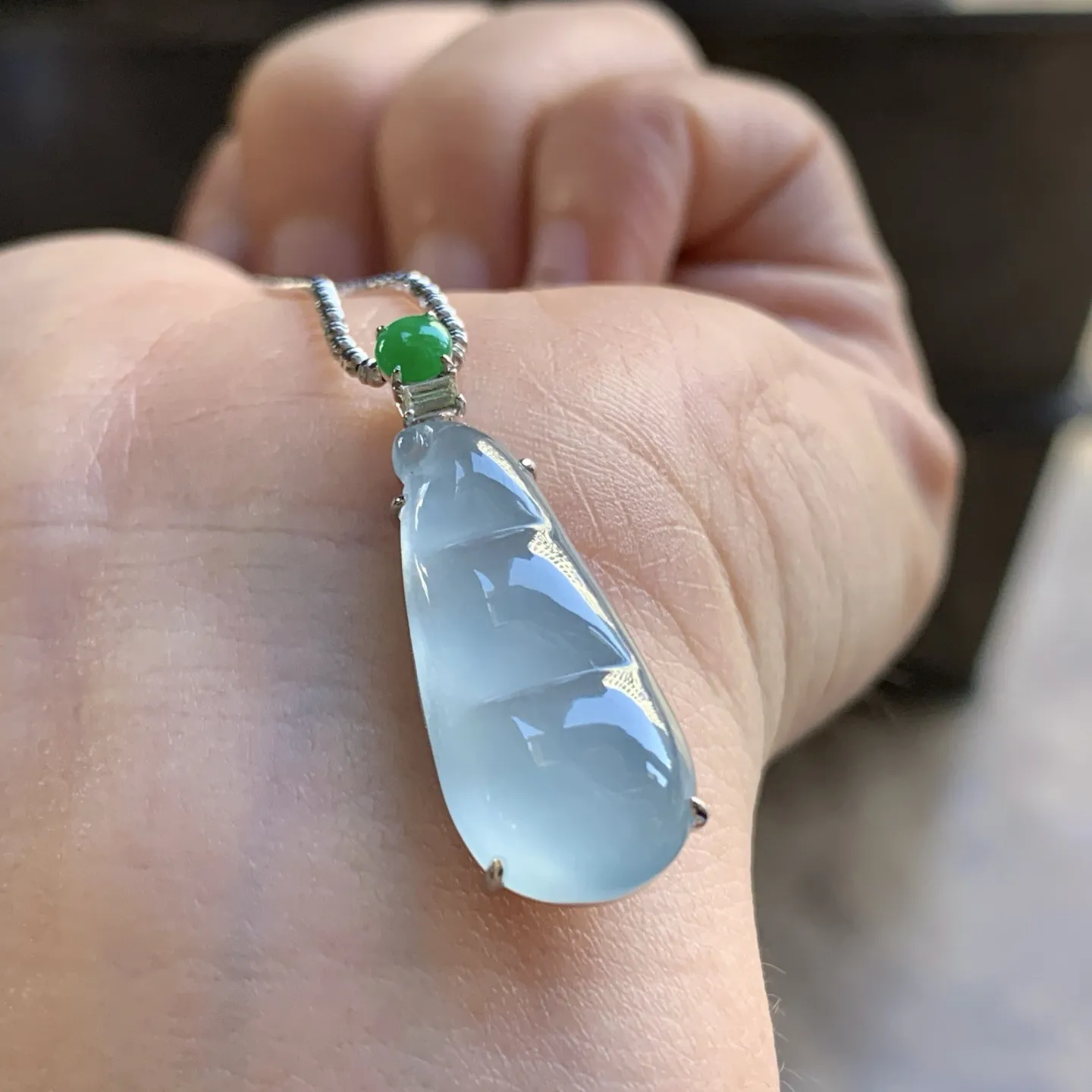 金钻镶嵌冰豆子^_^精致