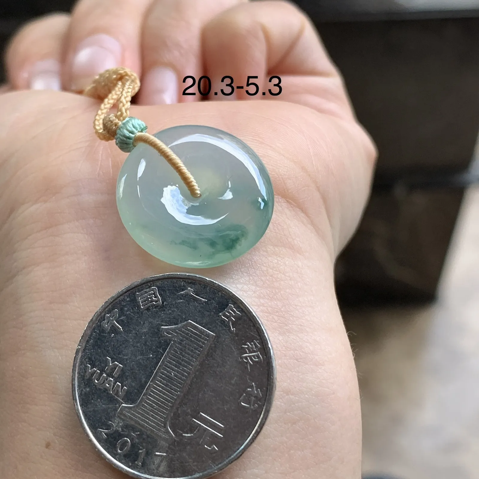 蓝花平安扣^_^飘花灵韵