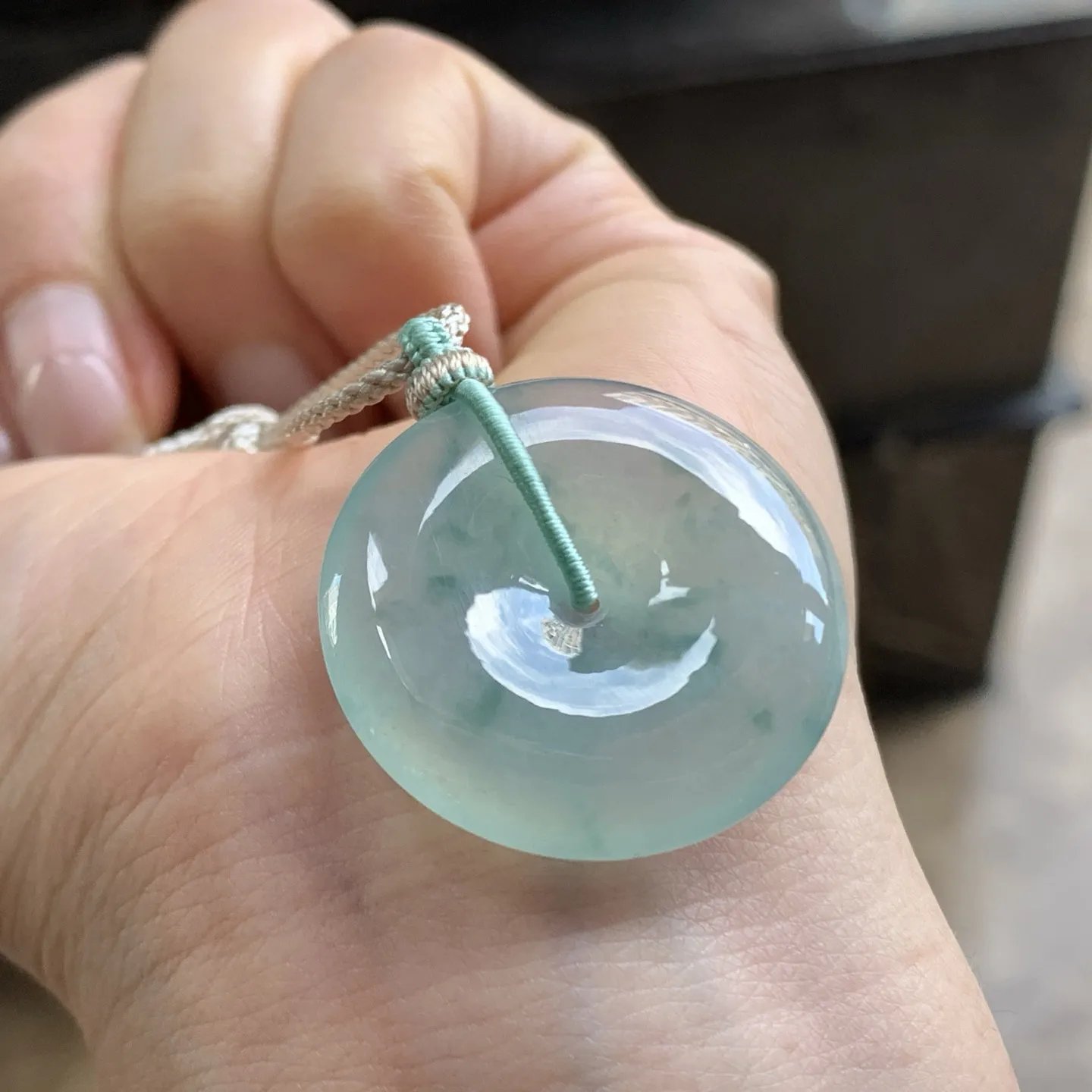 蓝花平安扣^_^飘花灵韵