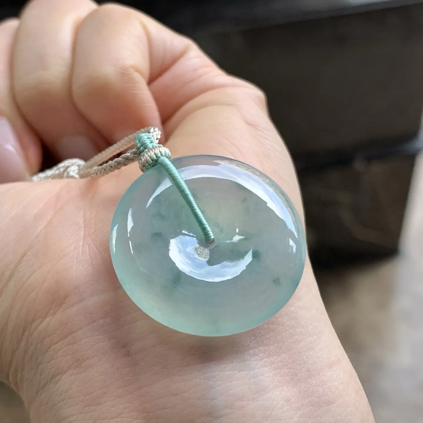 蓝花平安扣^_^飘花灵韵