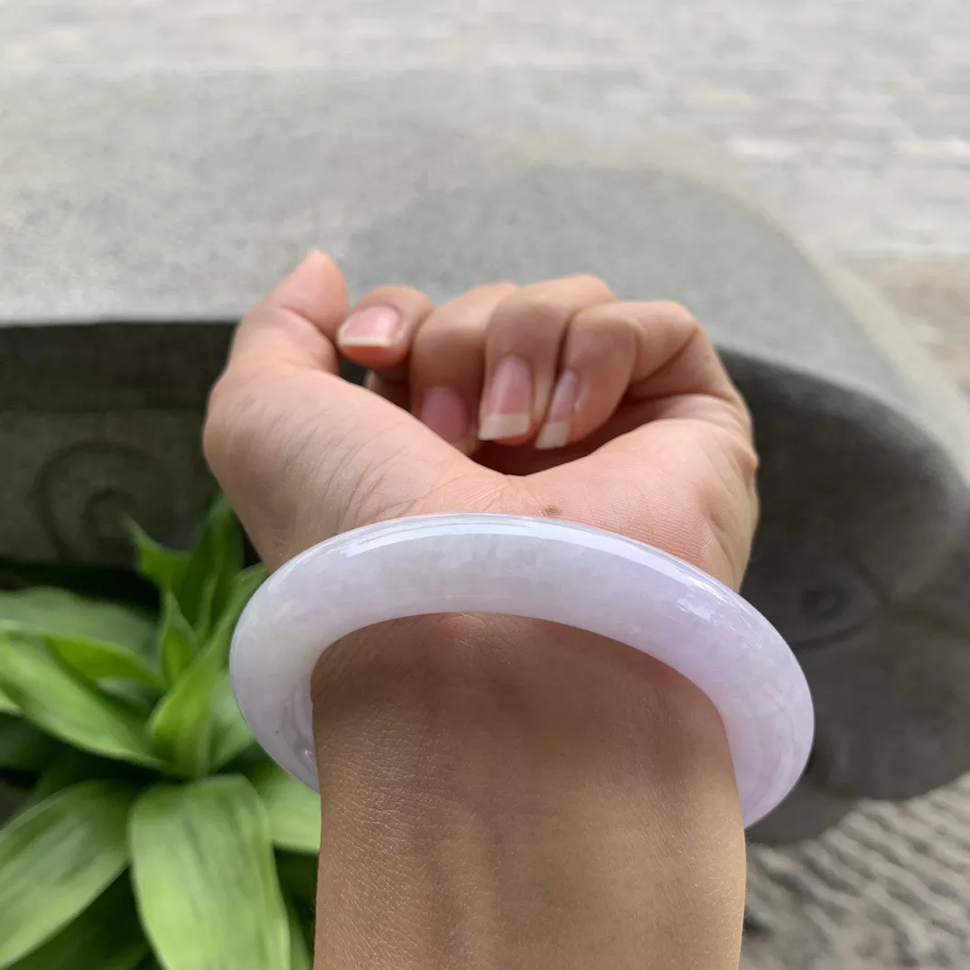 圈口55-11.1 【紫罗兰圆条手镯】圆条55 56可戴