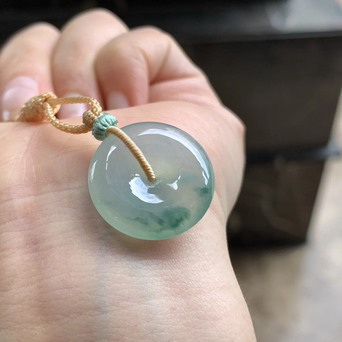 蓝花平安扣^_^飘花灵韵