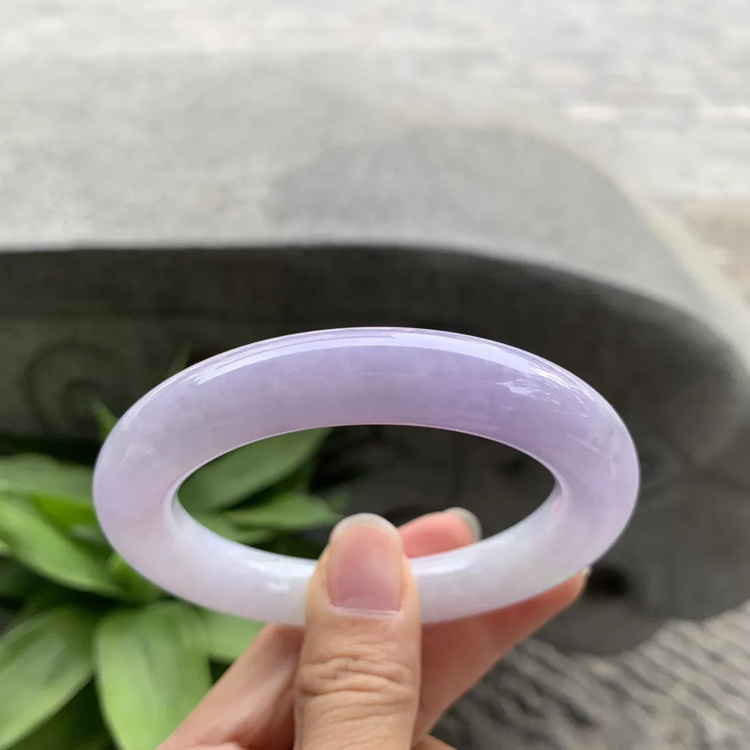 圈口55-11.1 【紫罗兰圆条手镯】圆条55 56可戴