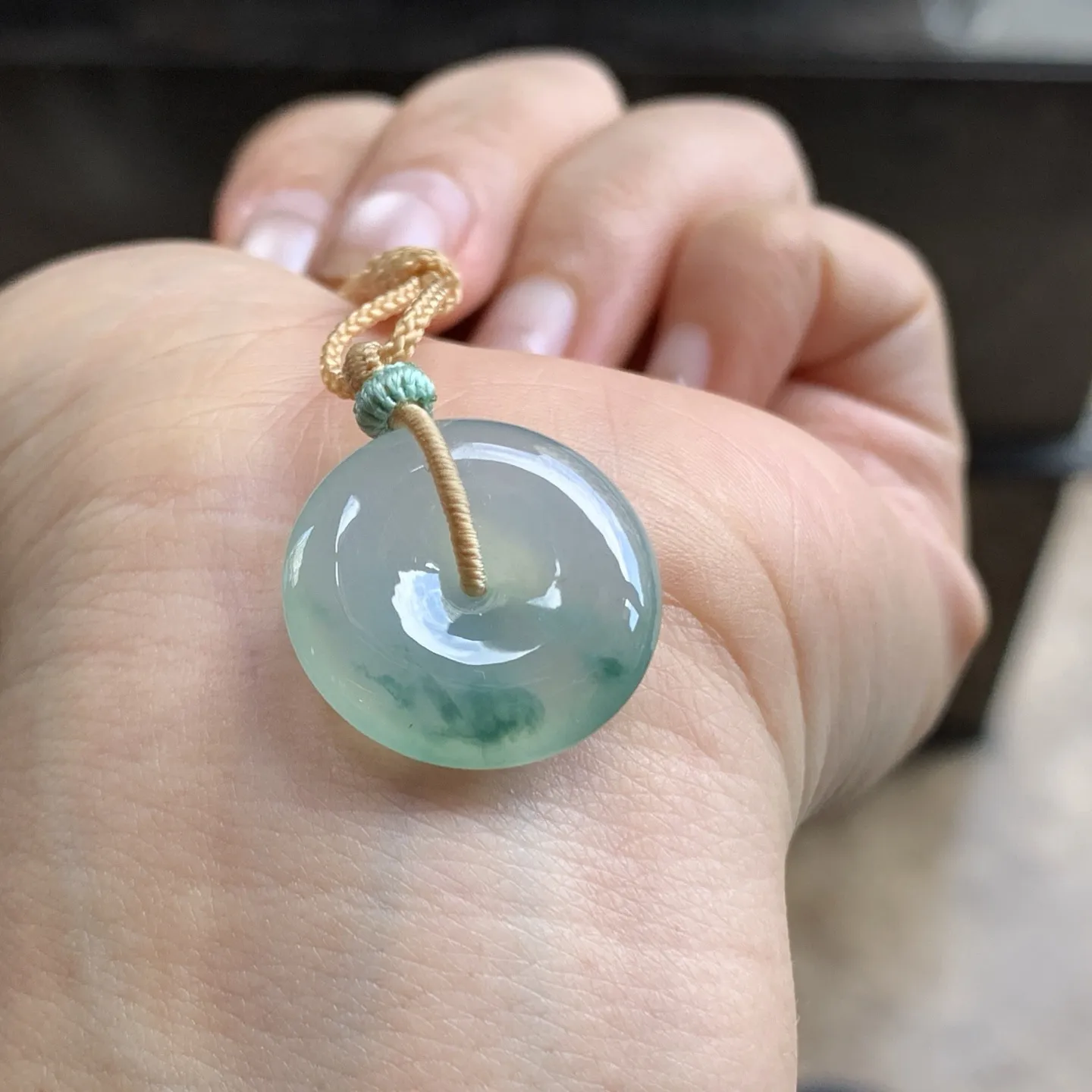 蓝花平安扣^_^飘花灵韵