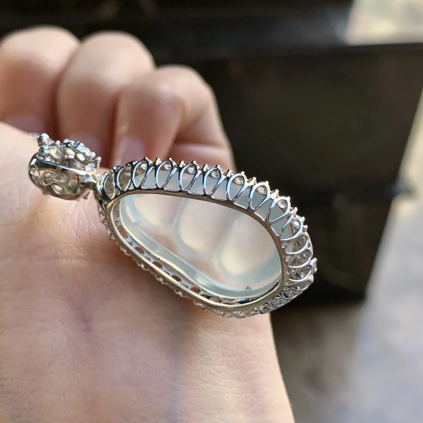 金钻镶嵌冰豆子^_^荧光十足