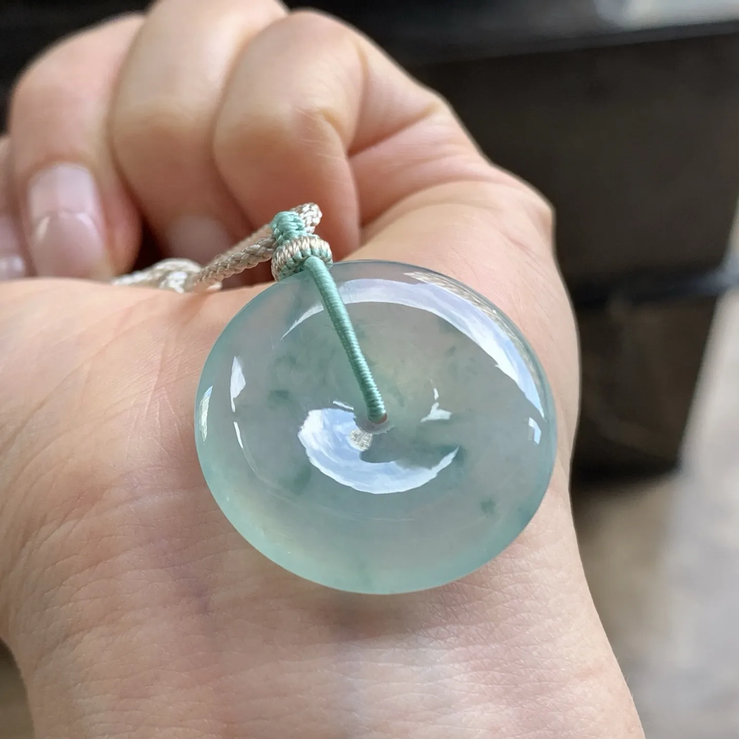 蓝花平安扣^_^飘花灵韵