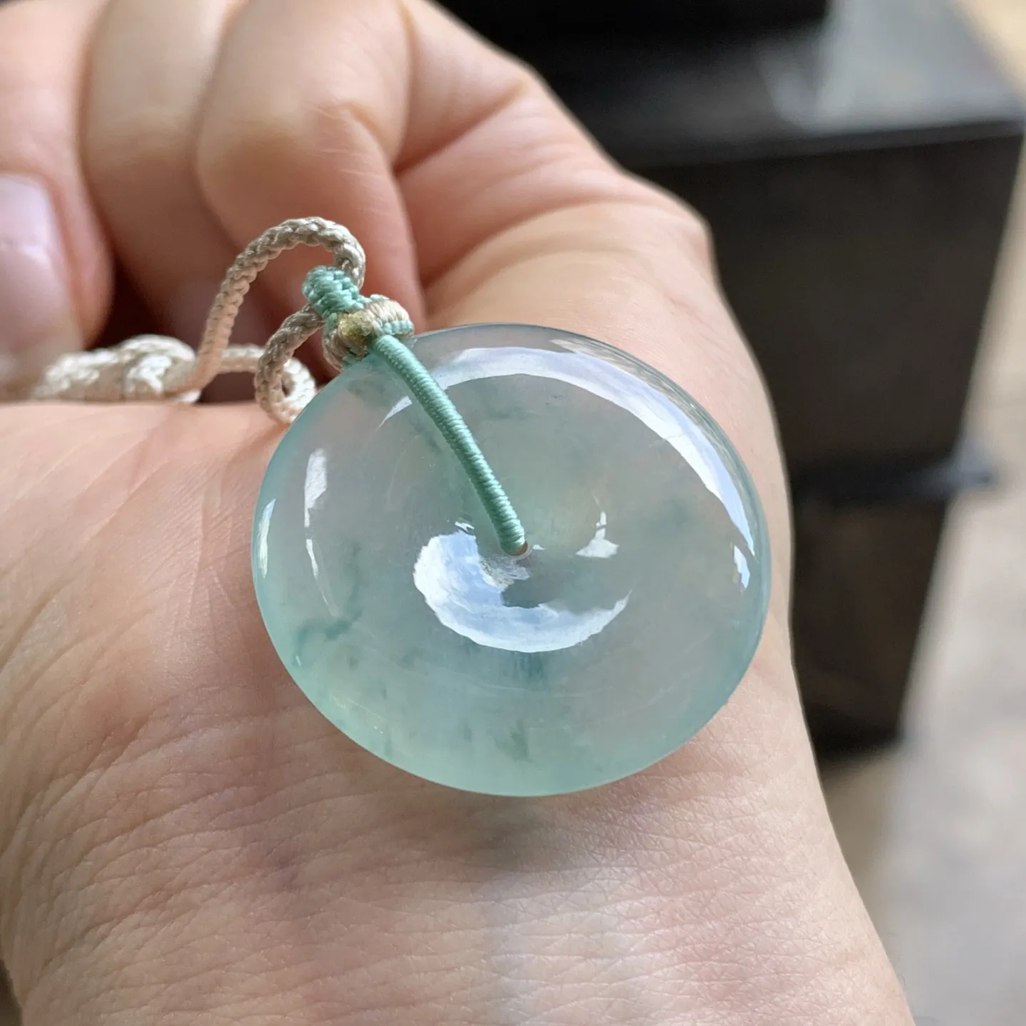 蓝花平安扣^_^飘花灵韵