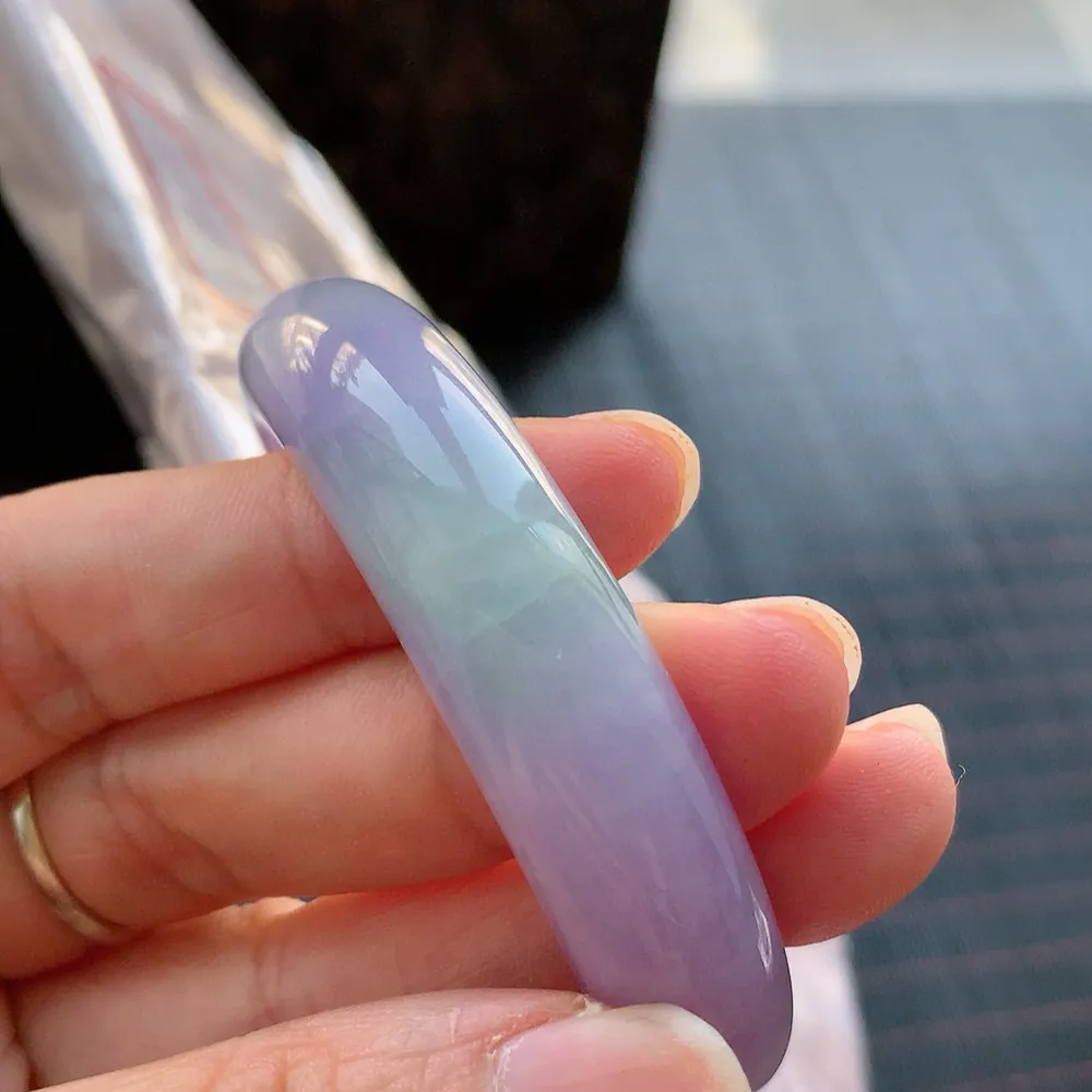 正圈满色春彩 微细纹 尺寸:55.4/12.1/9.1 色好