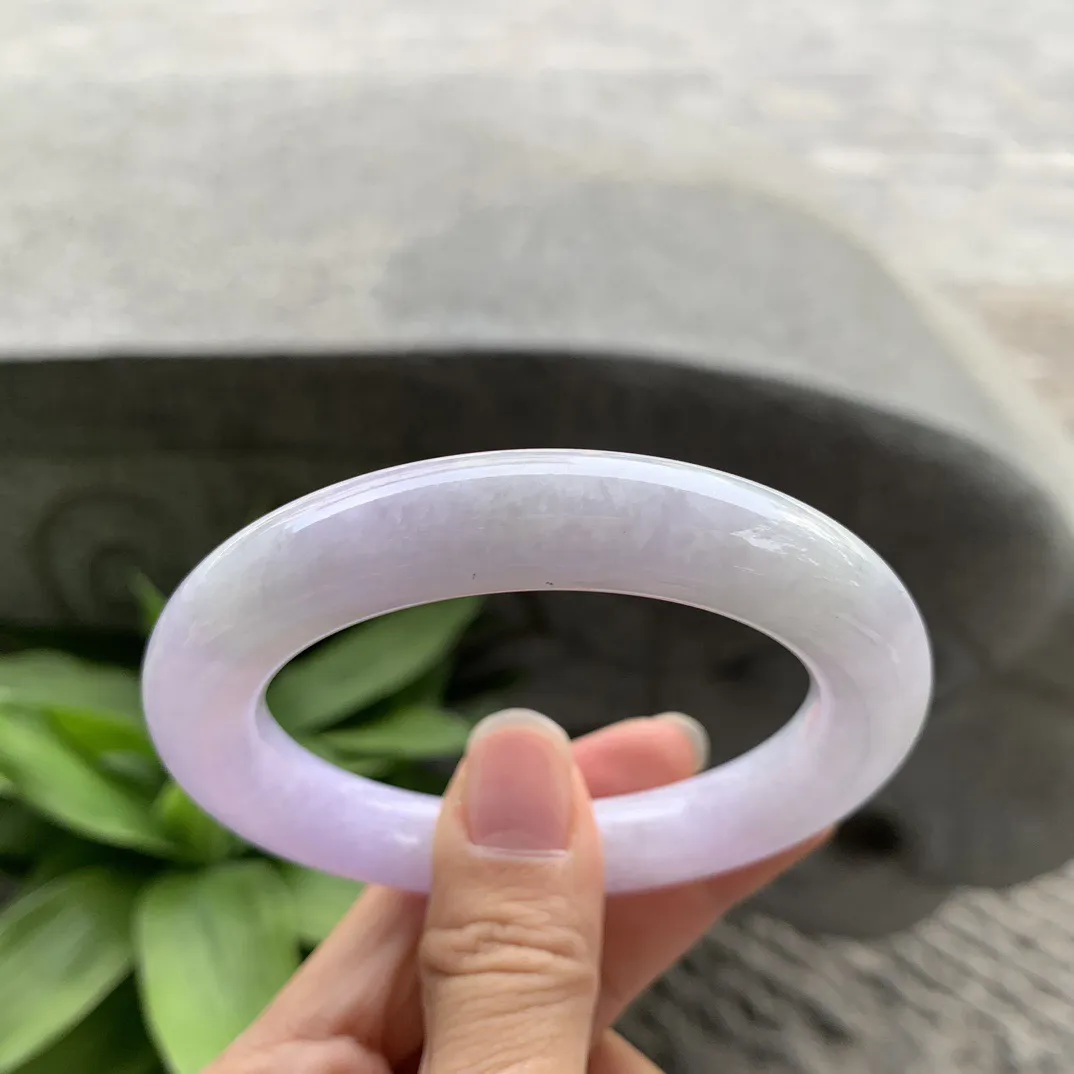 圈口55-11.1 【紫罗兰圆条手镯】圆条55 56可戴