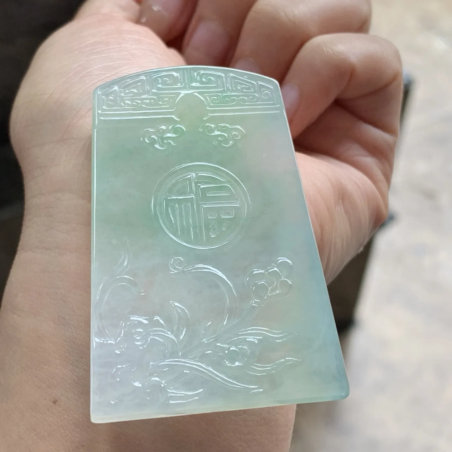 冰晴水福牌^_^颜色好看清新 冰透