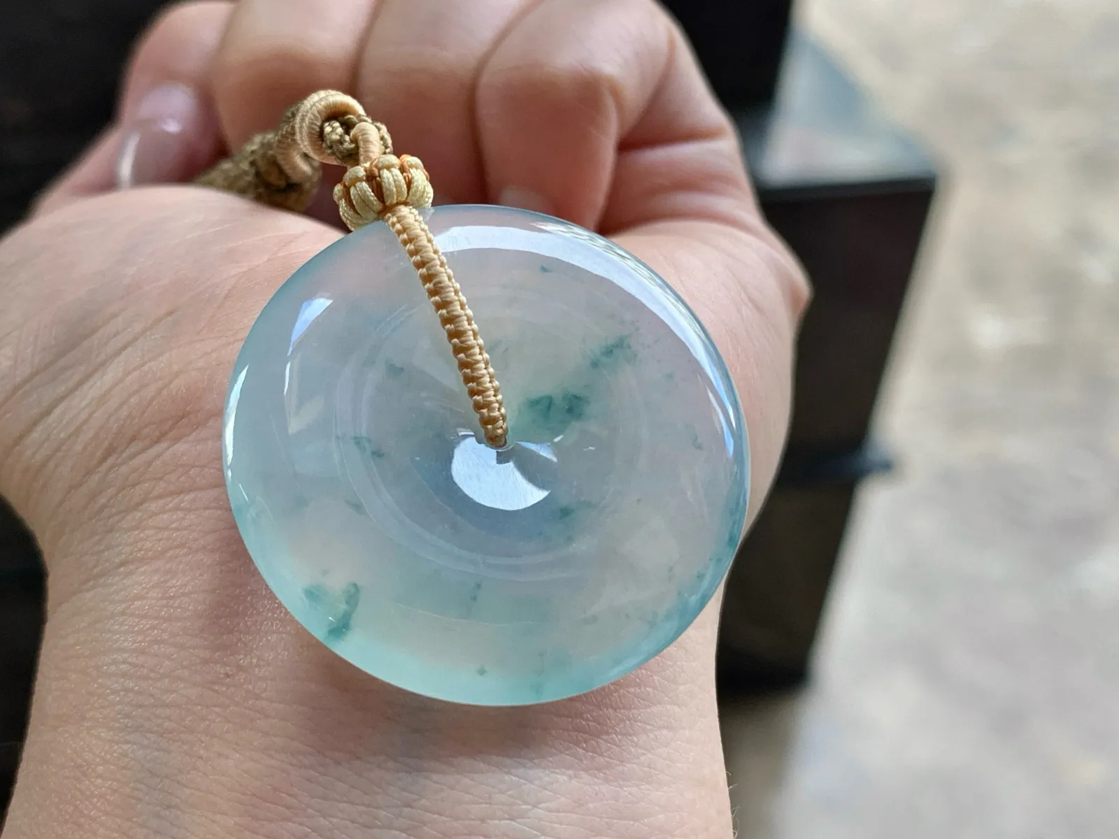 冰飘花平安扣^_^飘花灵韵