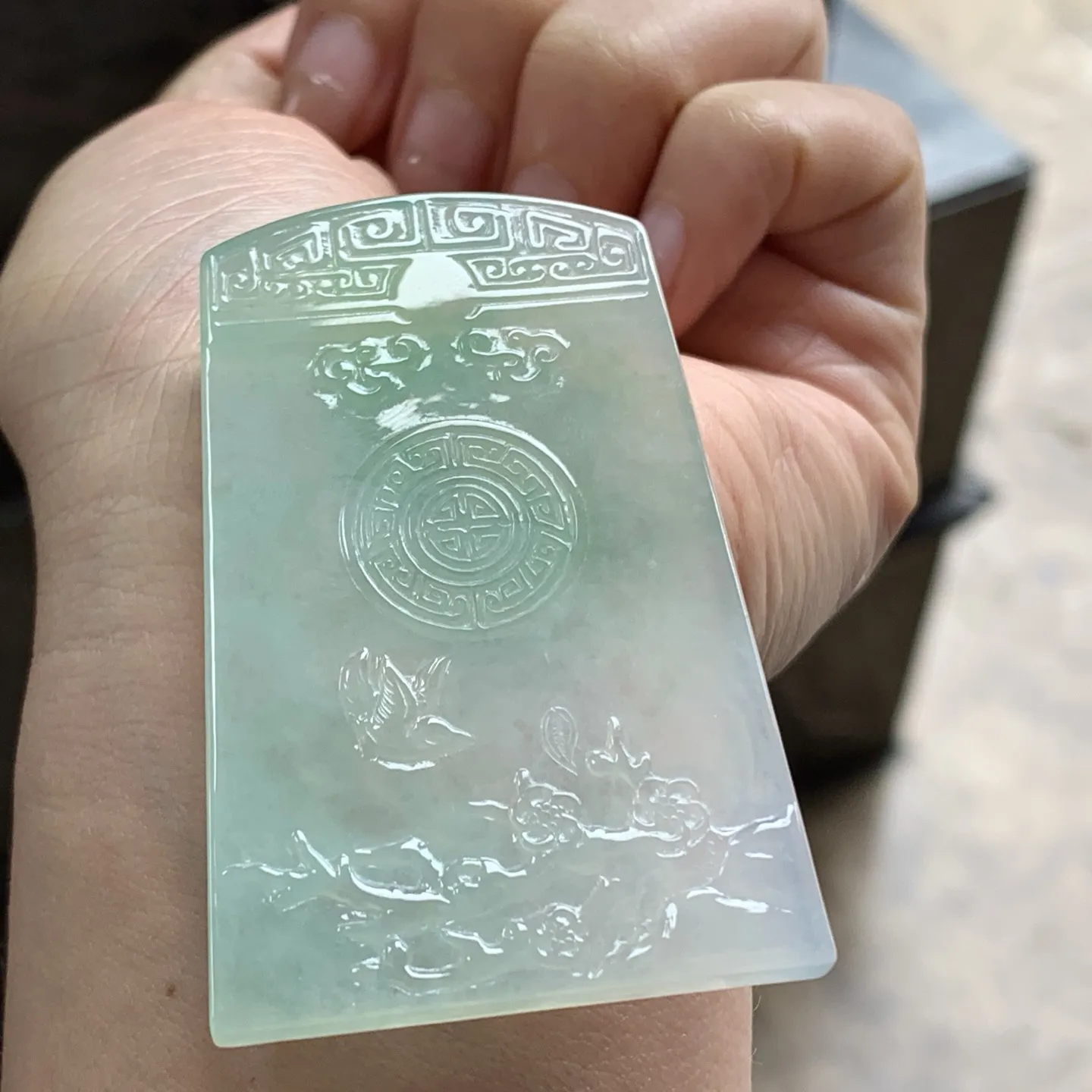 冰晴水福牌^_^颜色好看清新 冰透