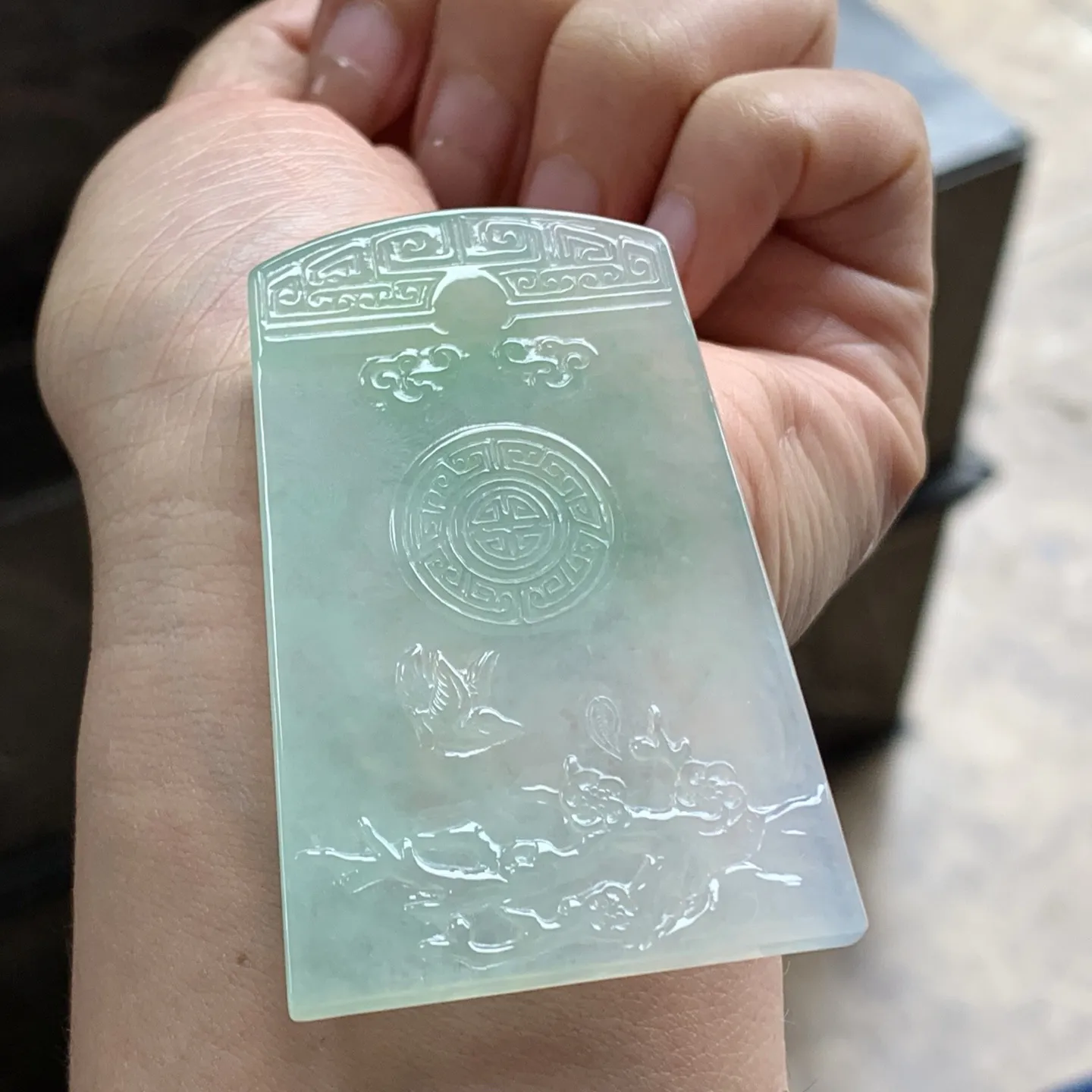 冰晴水福牌^_^颜色好看清新 冰透