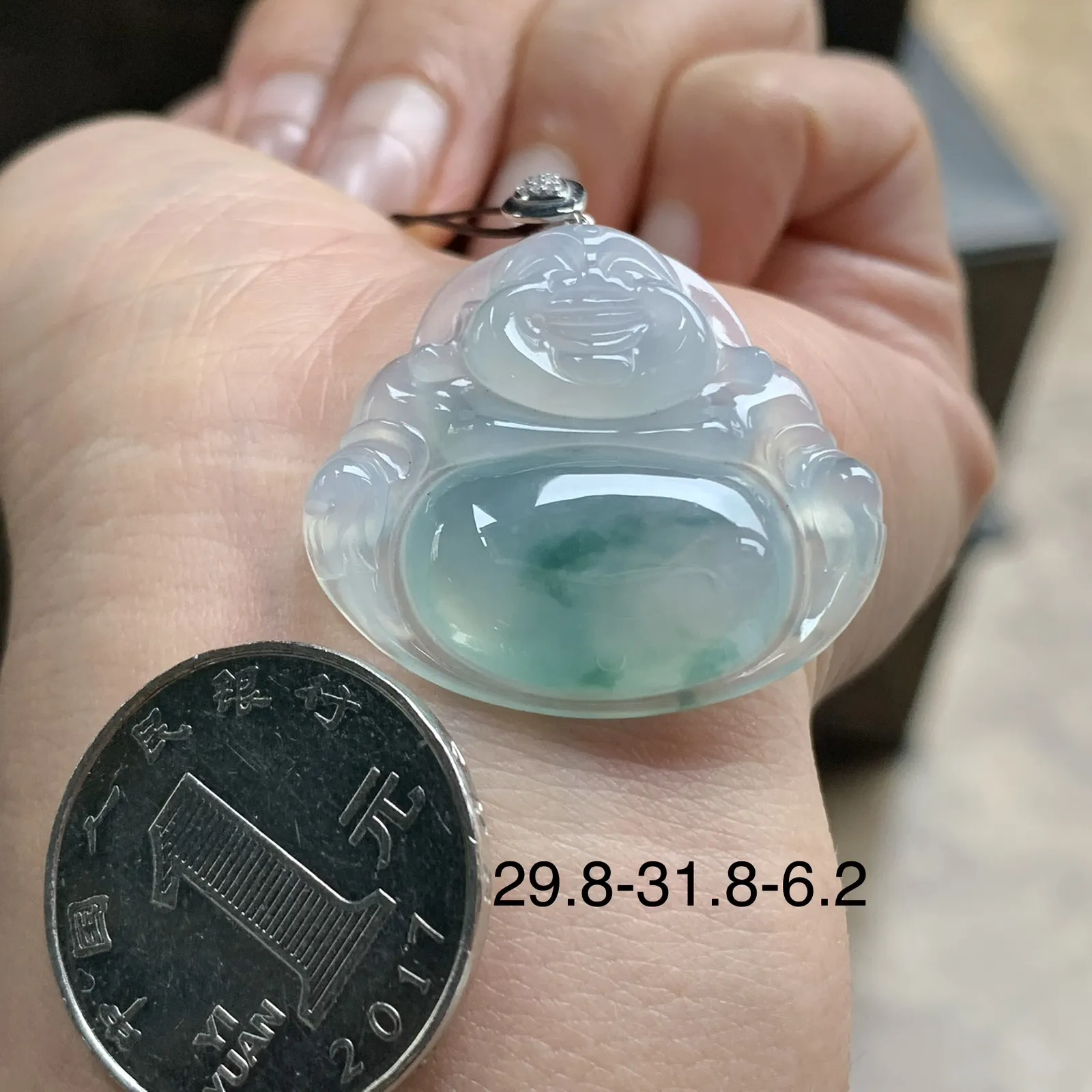 金扣飘花佛公^_^种水足