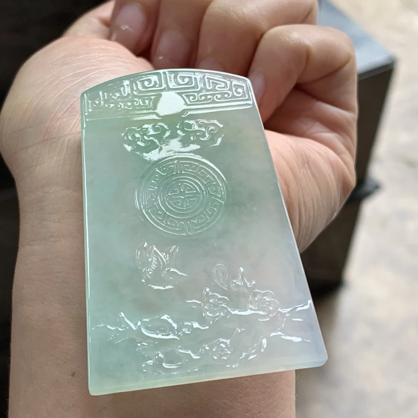 冰晴水福牌^_^颜色好看清新 冰透