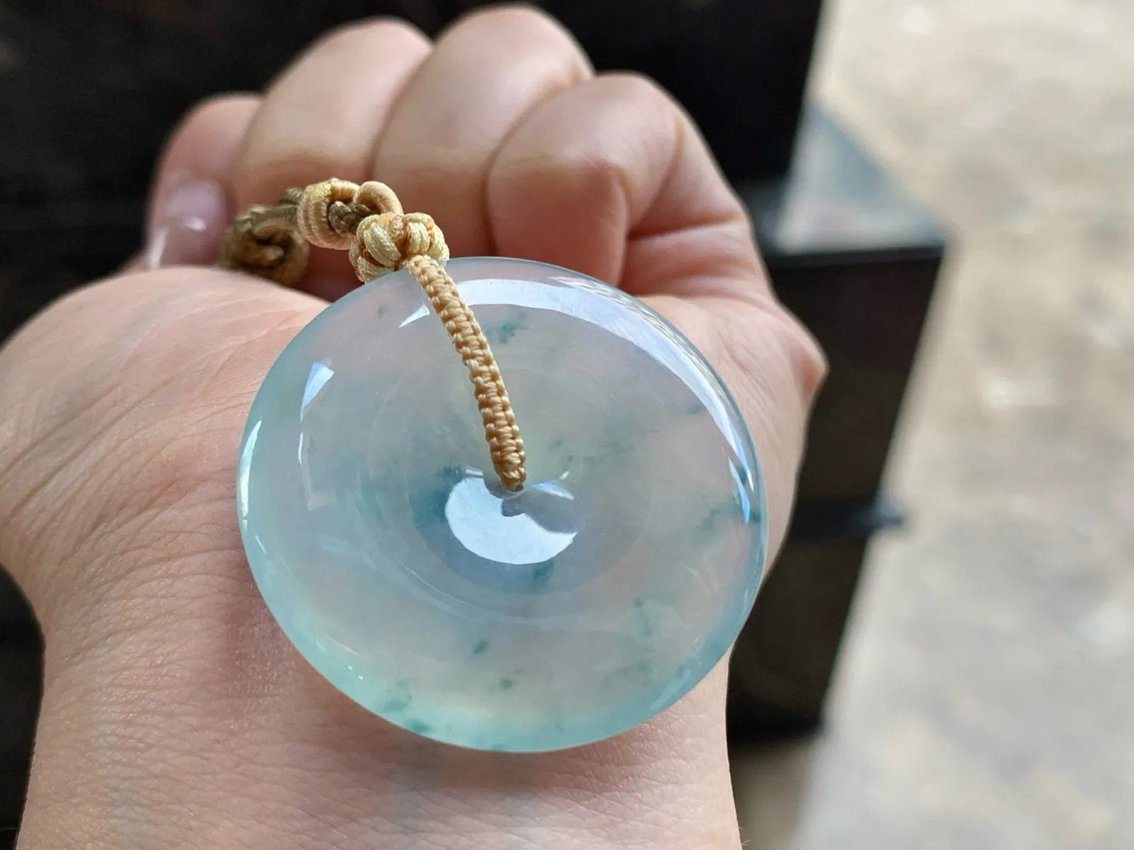 冰飘花平安扣^_^飘花灵韵