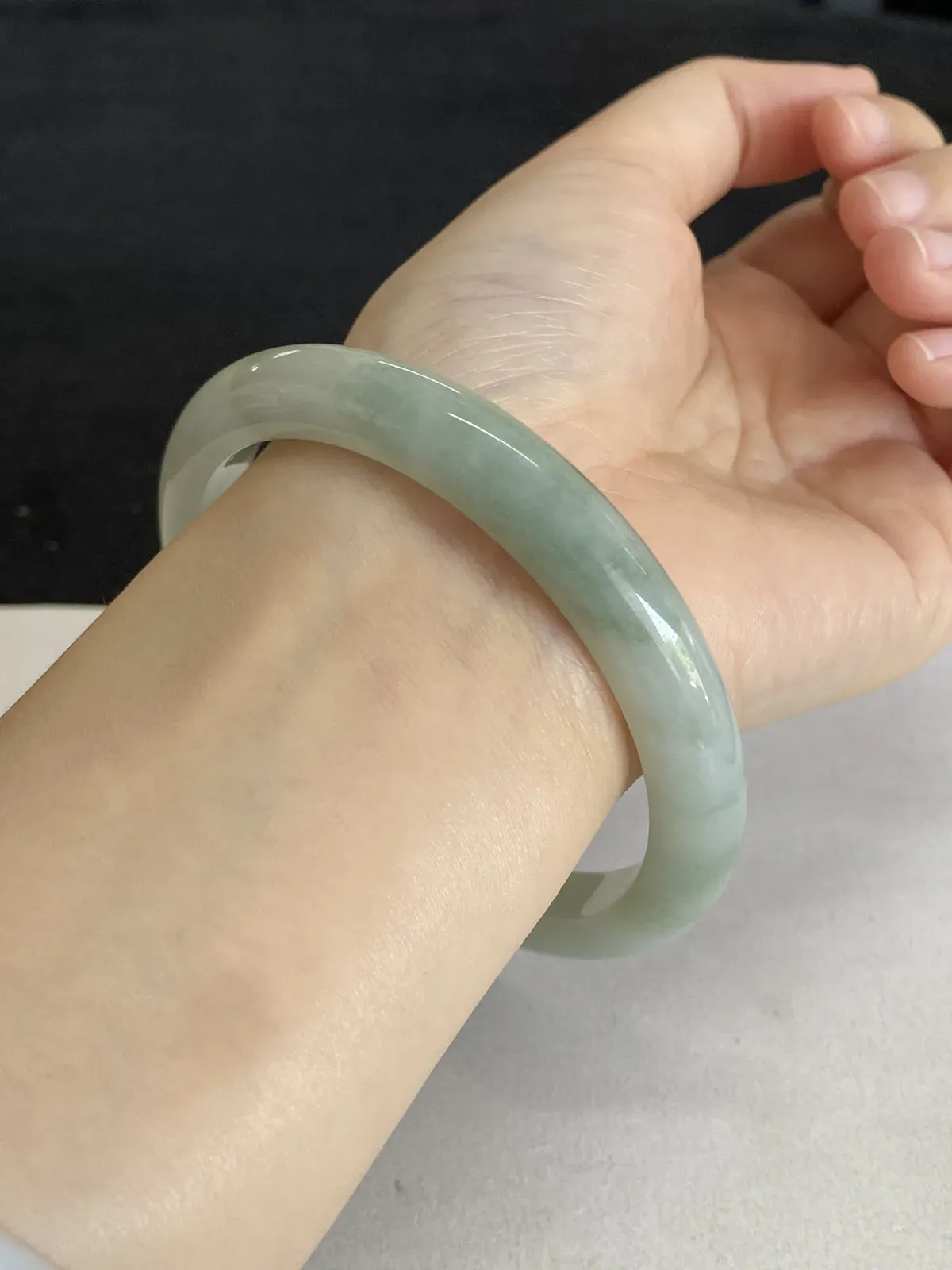 正圈65.2圈口，翡翠手镯