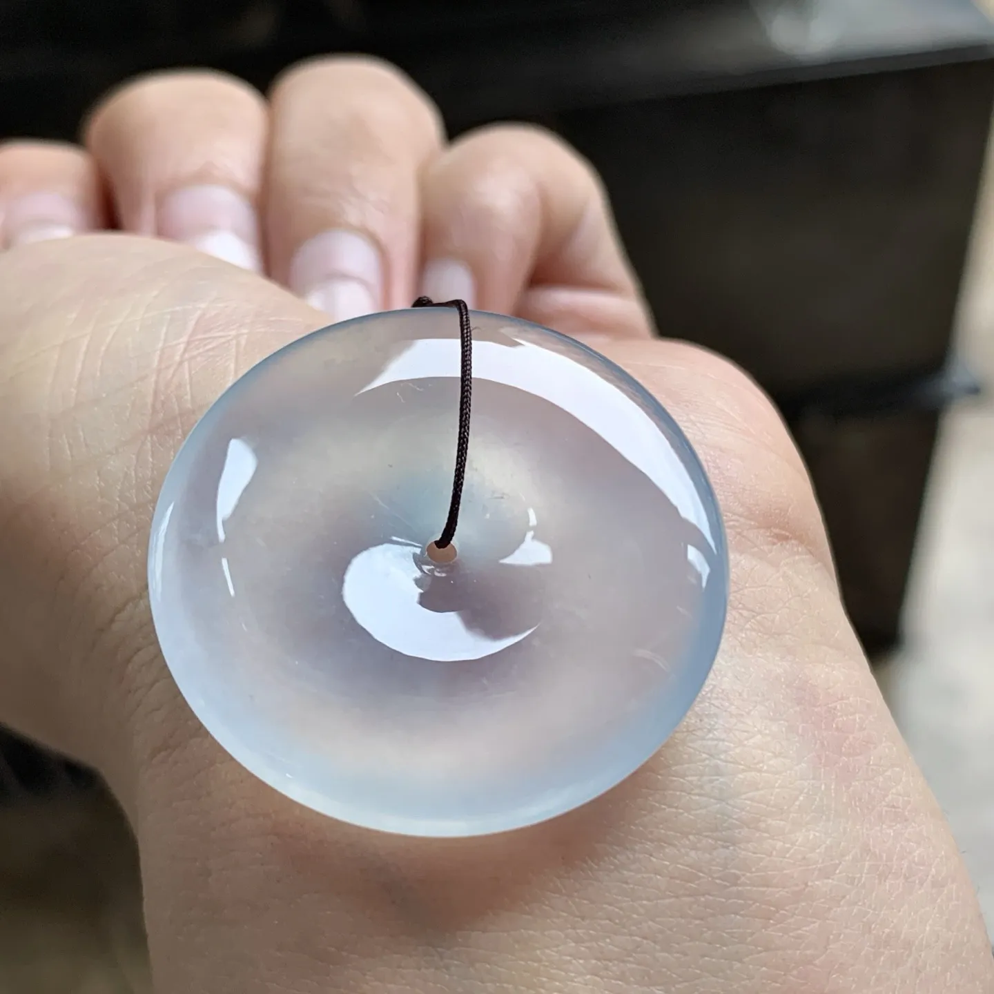 高冰平安扣^_^种老强荧光