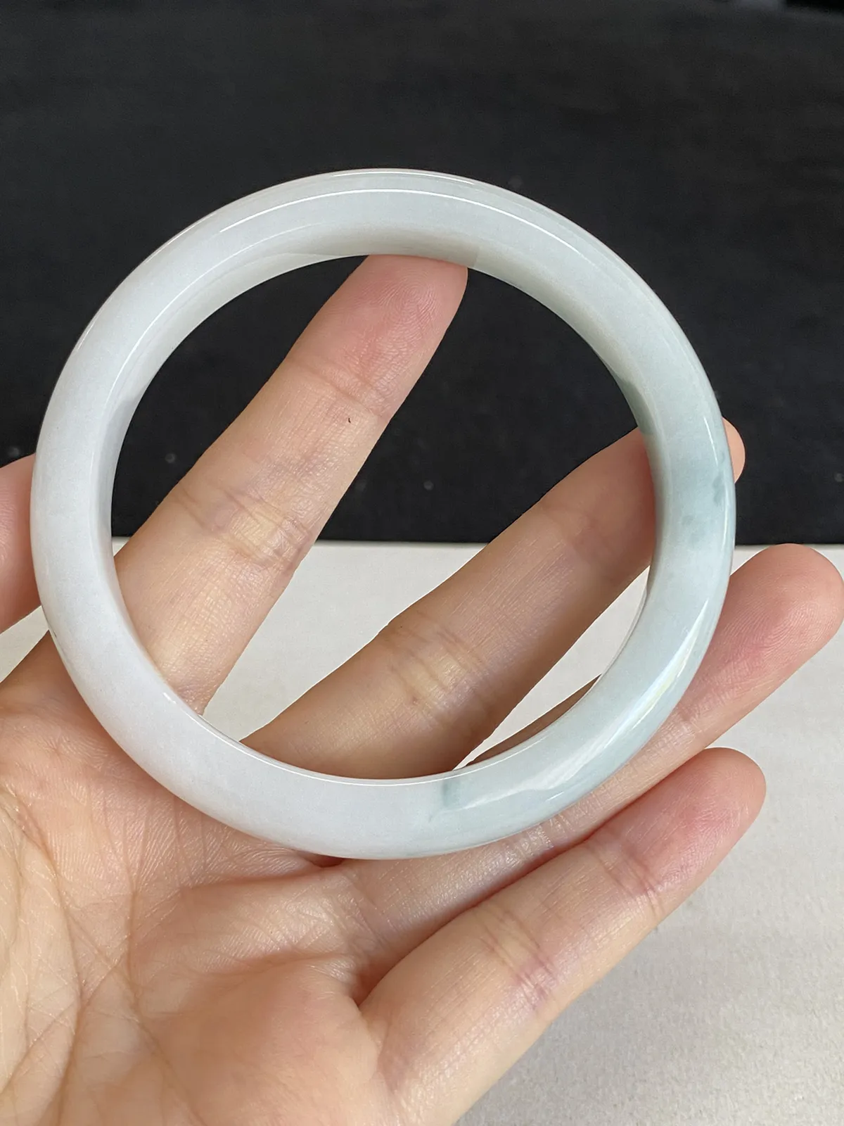 正圈59圈口，翡翠手镯