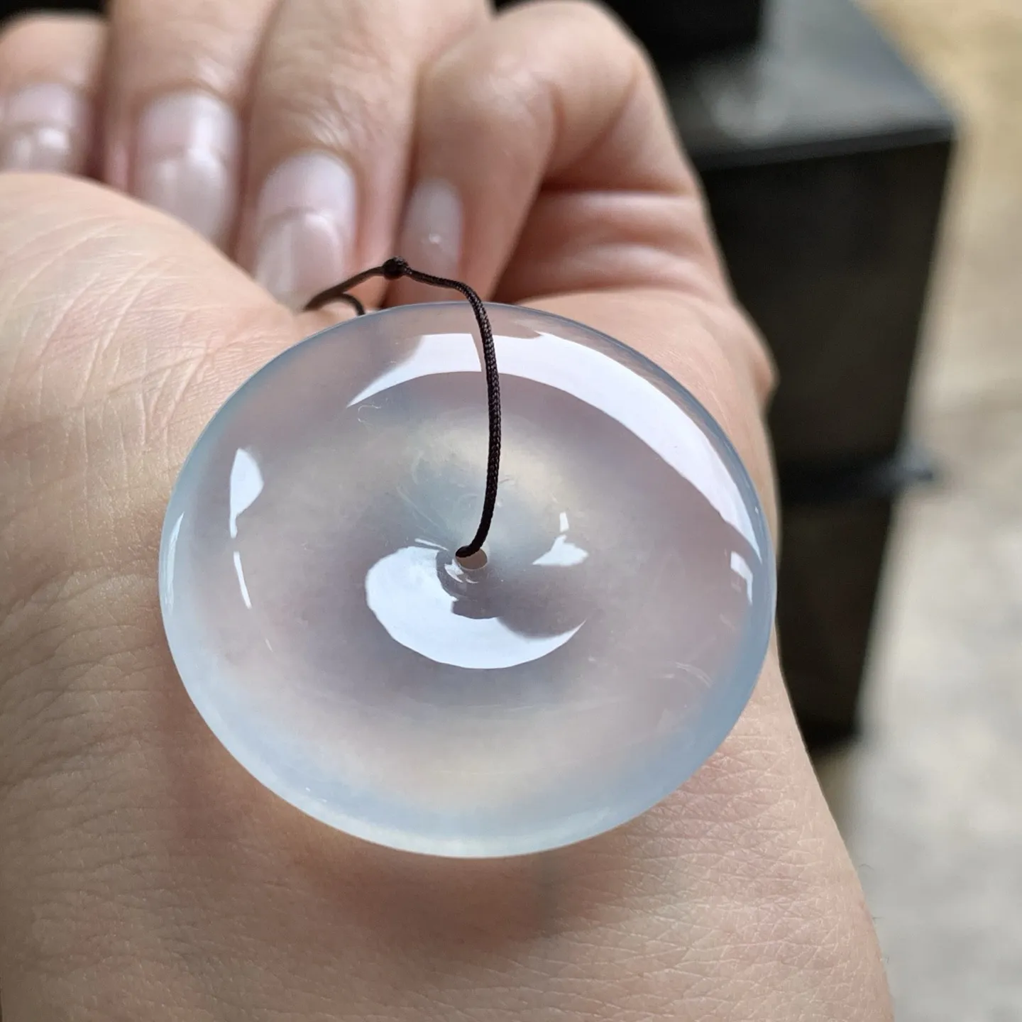 高冰平安扣^_^种老强荧光