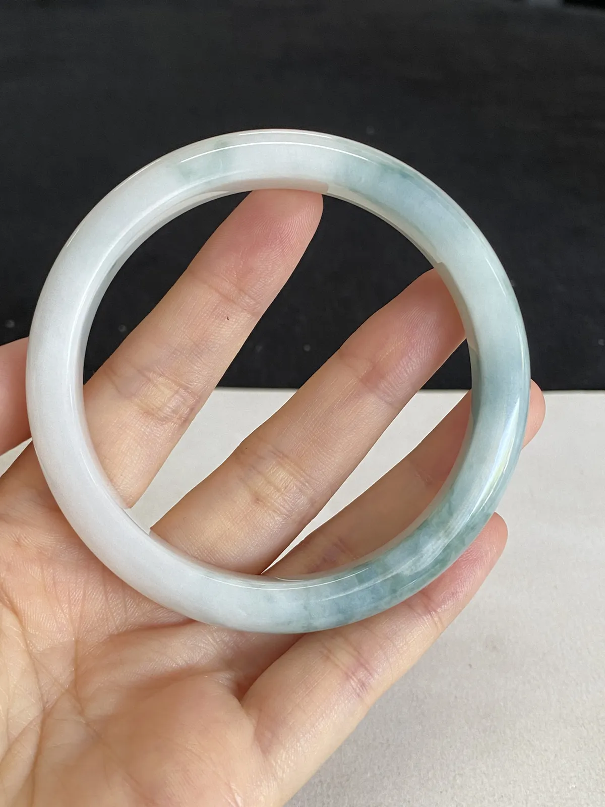 正圈59圈口，翡翠手镯