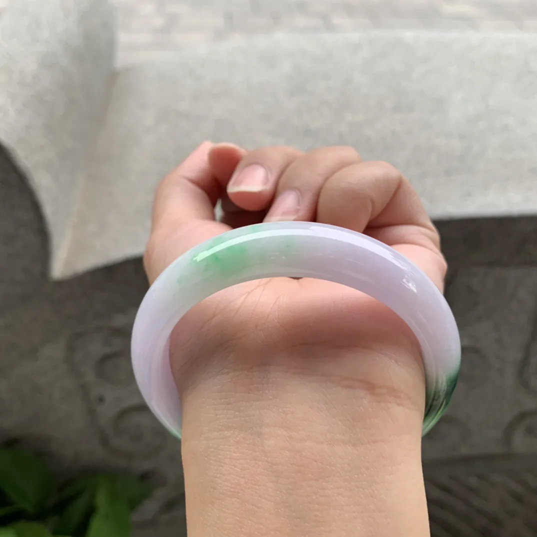 圈口54.8-13-8.2 【春彩正圈手镯】正圈54 55可戴