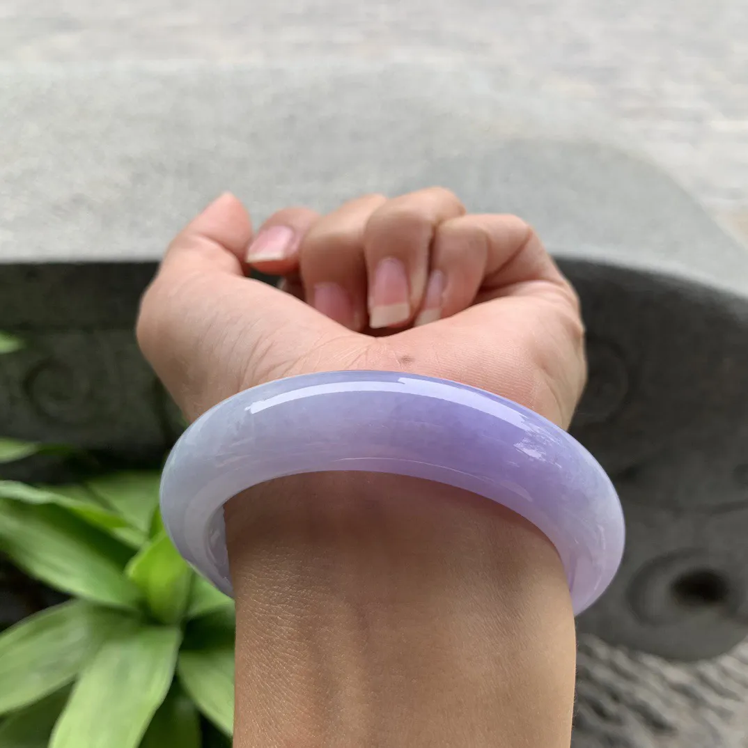 圈口 55.6-14.2-10【浓紫正圈手镯】正圈55 56可戴