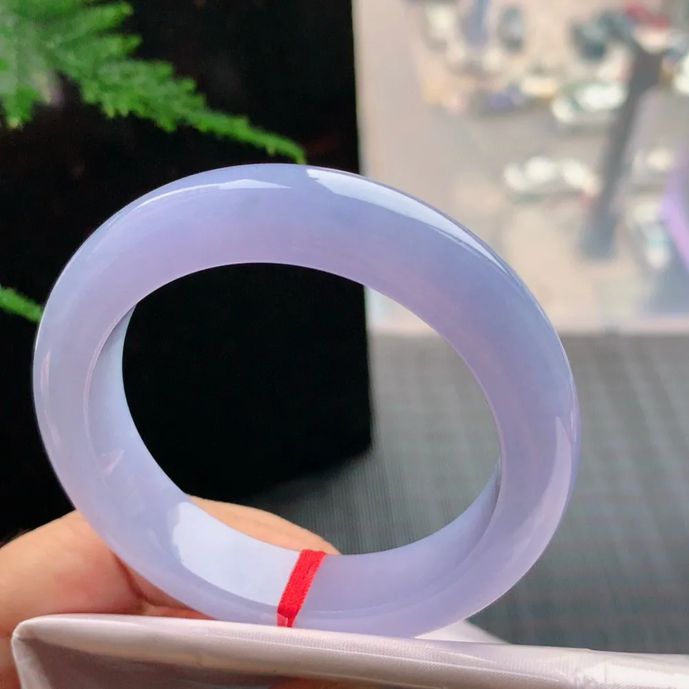 正圈满色浓紫 无瑕 尺寸:53.1/13.1/9.3 超美