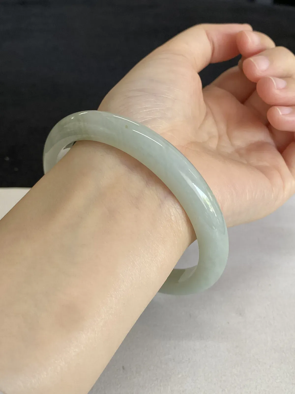正圈65.2圈口，翡翠手镯