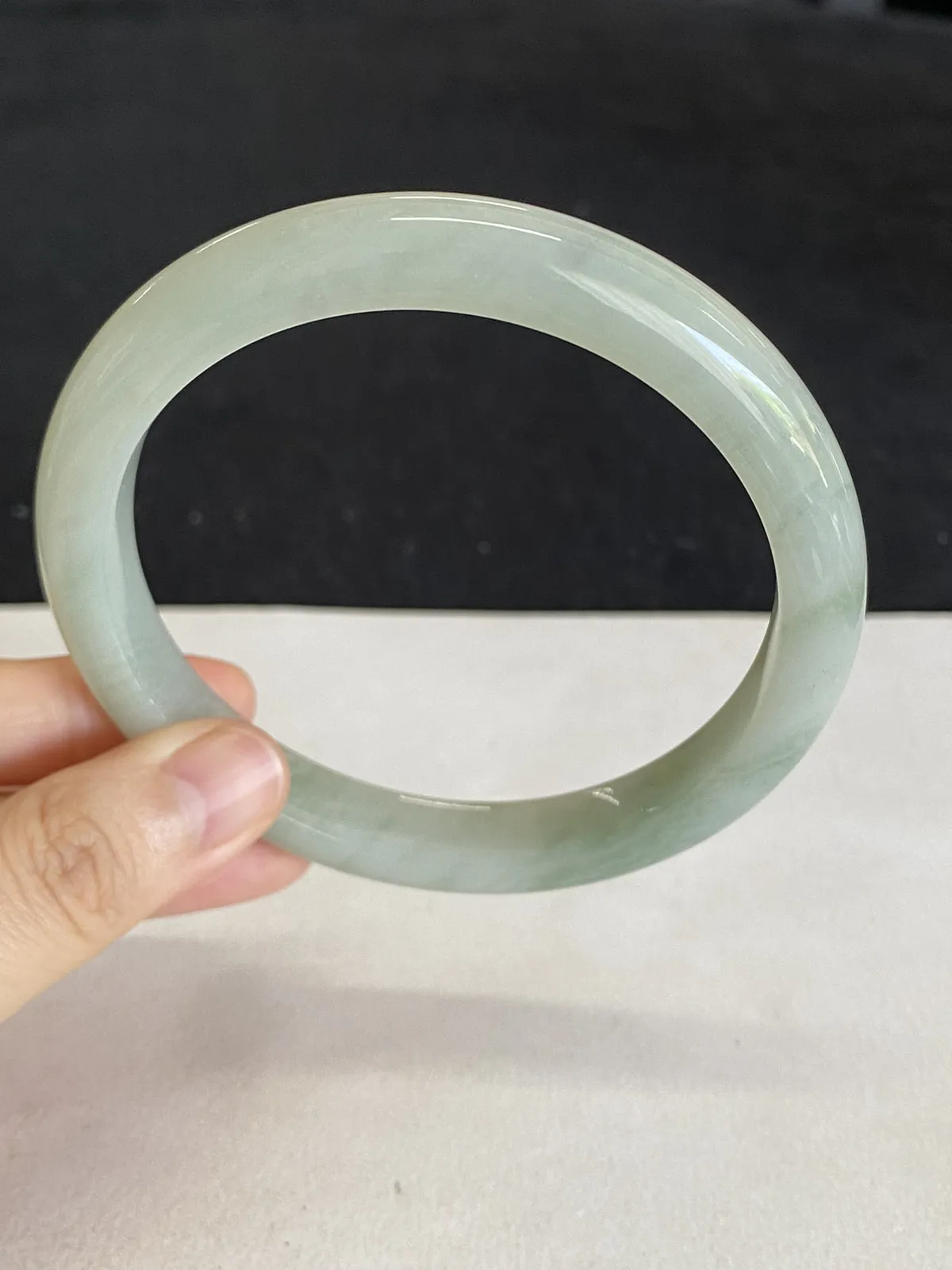 正圈65.2圈口，翡翠手镯