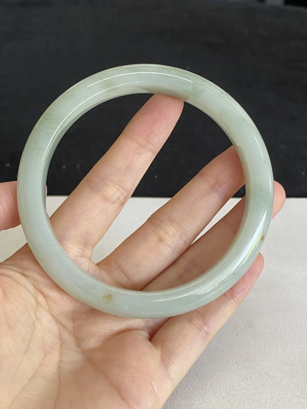 正圈65.2圈口，翡翠手镯