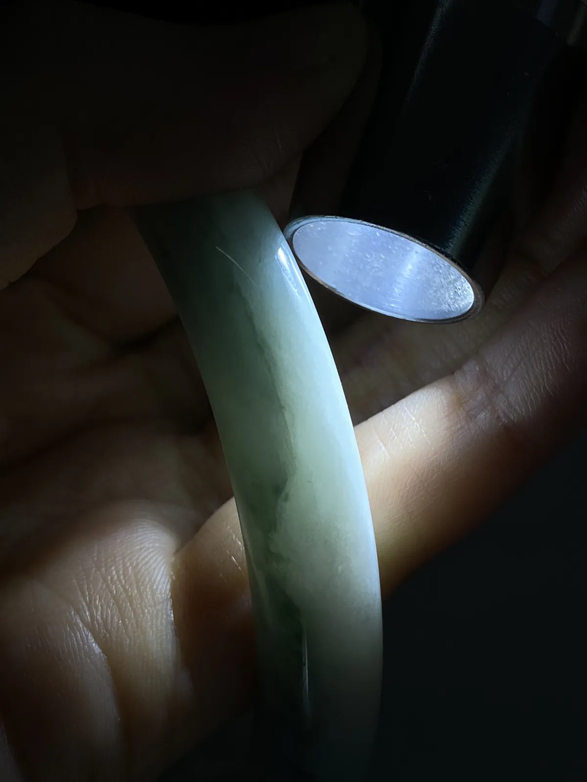 正圈59圈口，翡翠手镯