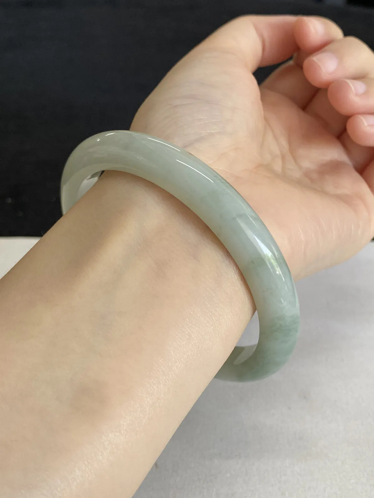 正圈65.2圈口，翡翠手镯