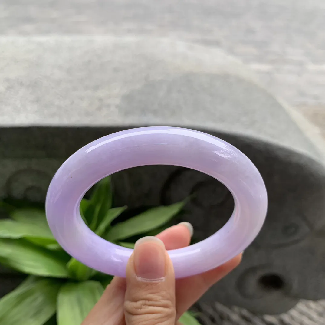 圈口 56.2-11.4  【紫罗兰圆条手镯】圆条56 57可戴