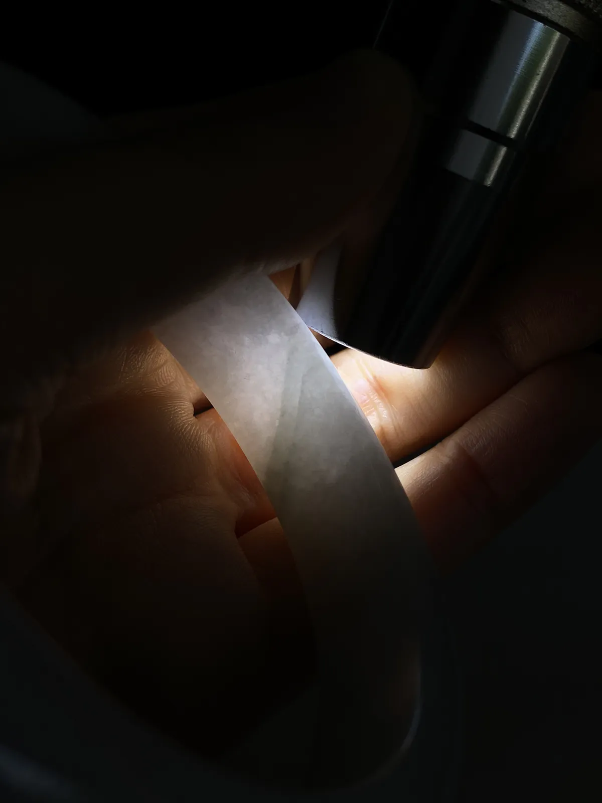 正圈57.7圈口，翡翠手镯