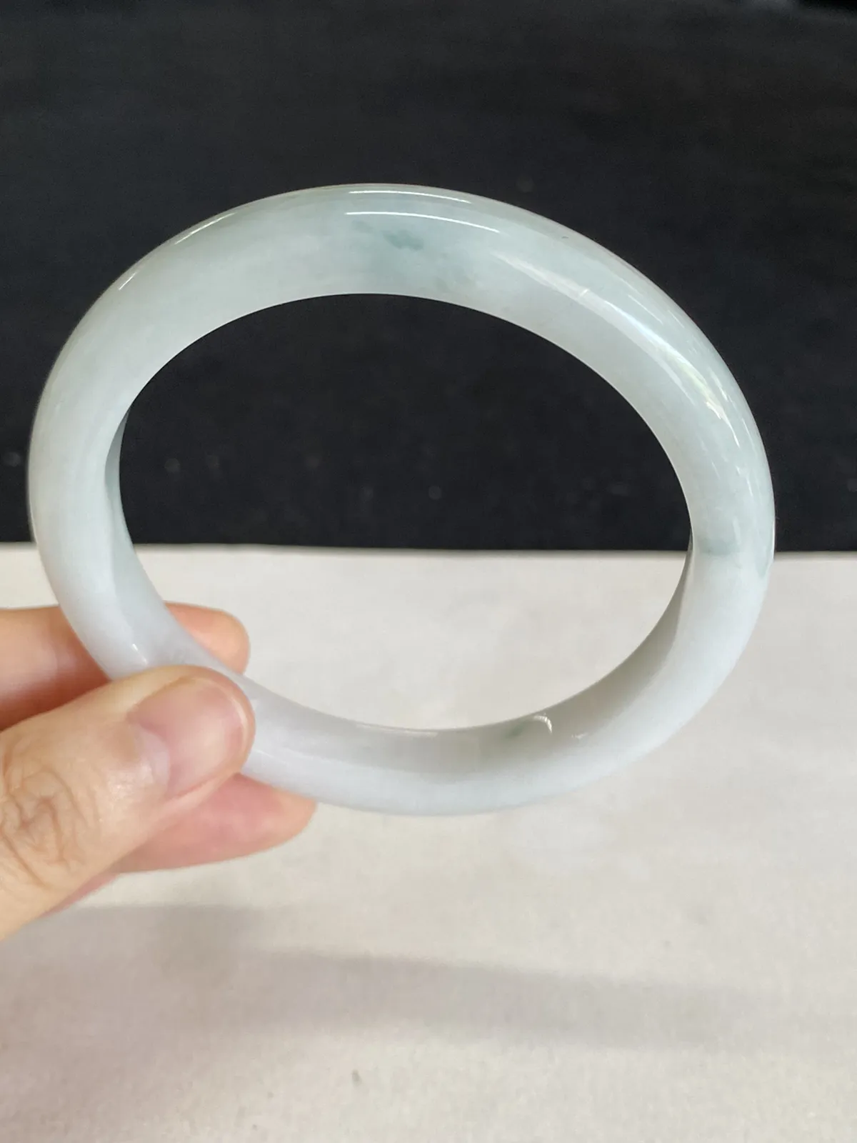 正圈59圈口，翡翠手镯