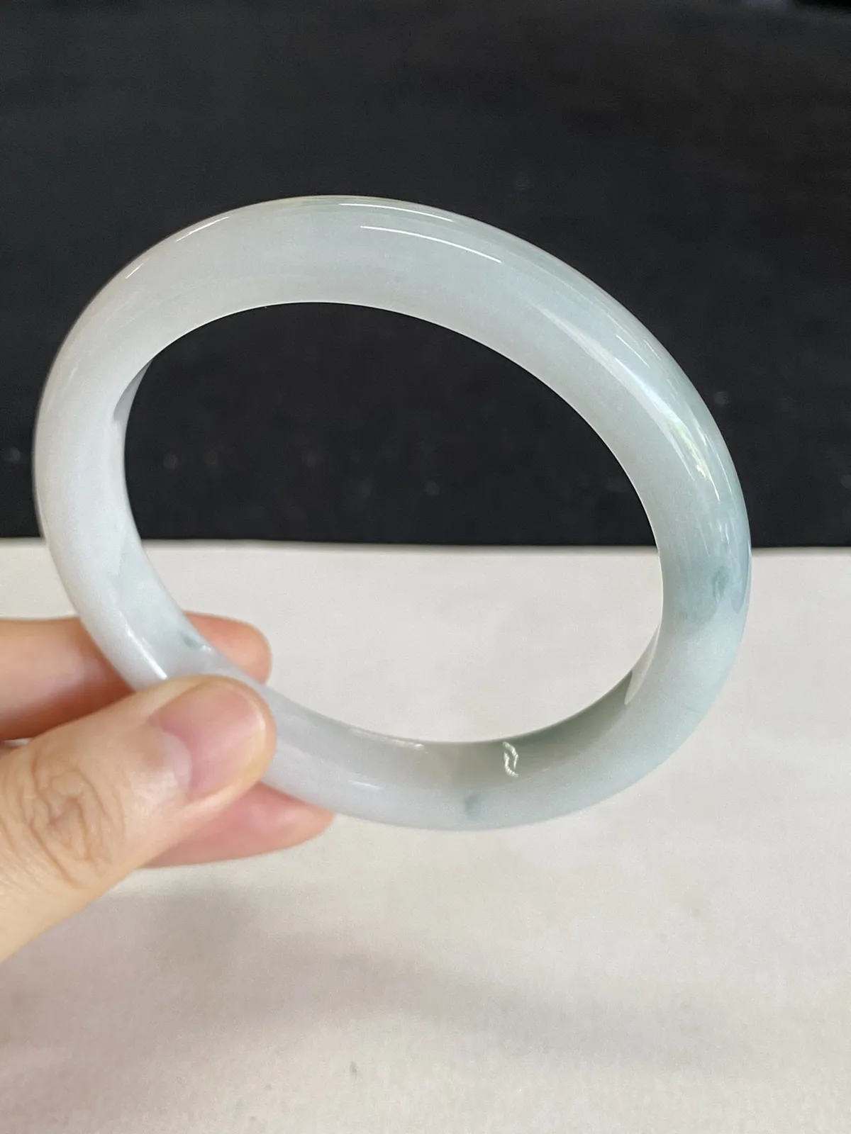 正圈59圈口，翡翠手镯