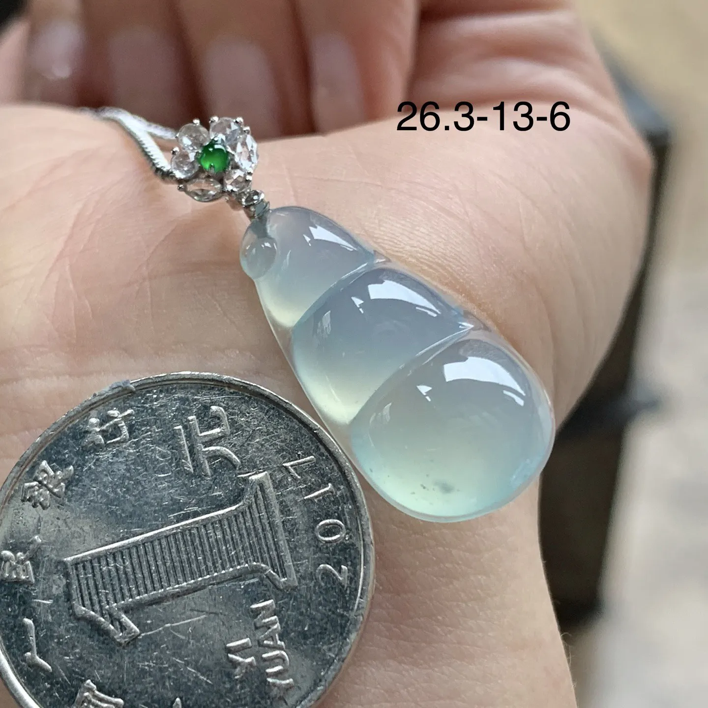 金扣冰种豆子^_^胶感十足 冰透清新