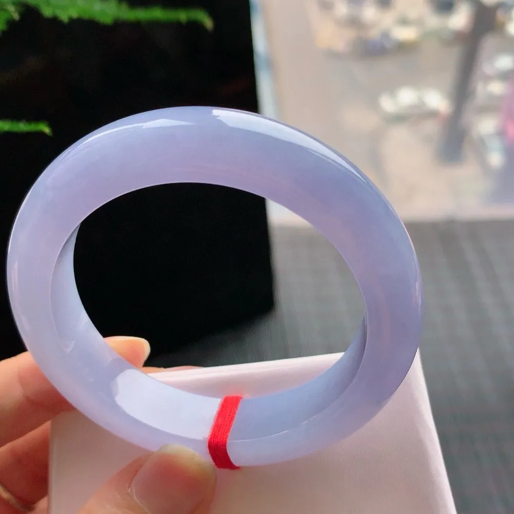 正圈满色浓紫 无瑕 尺寸:53.1/13.1/9.3 超美