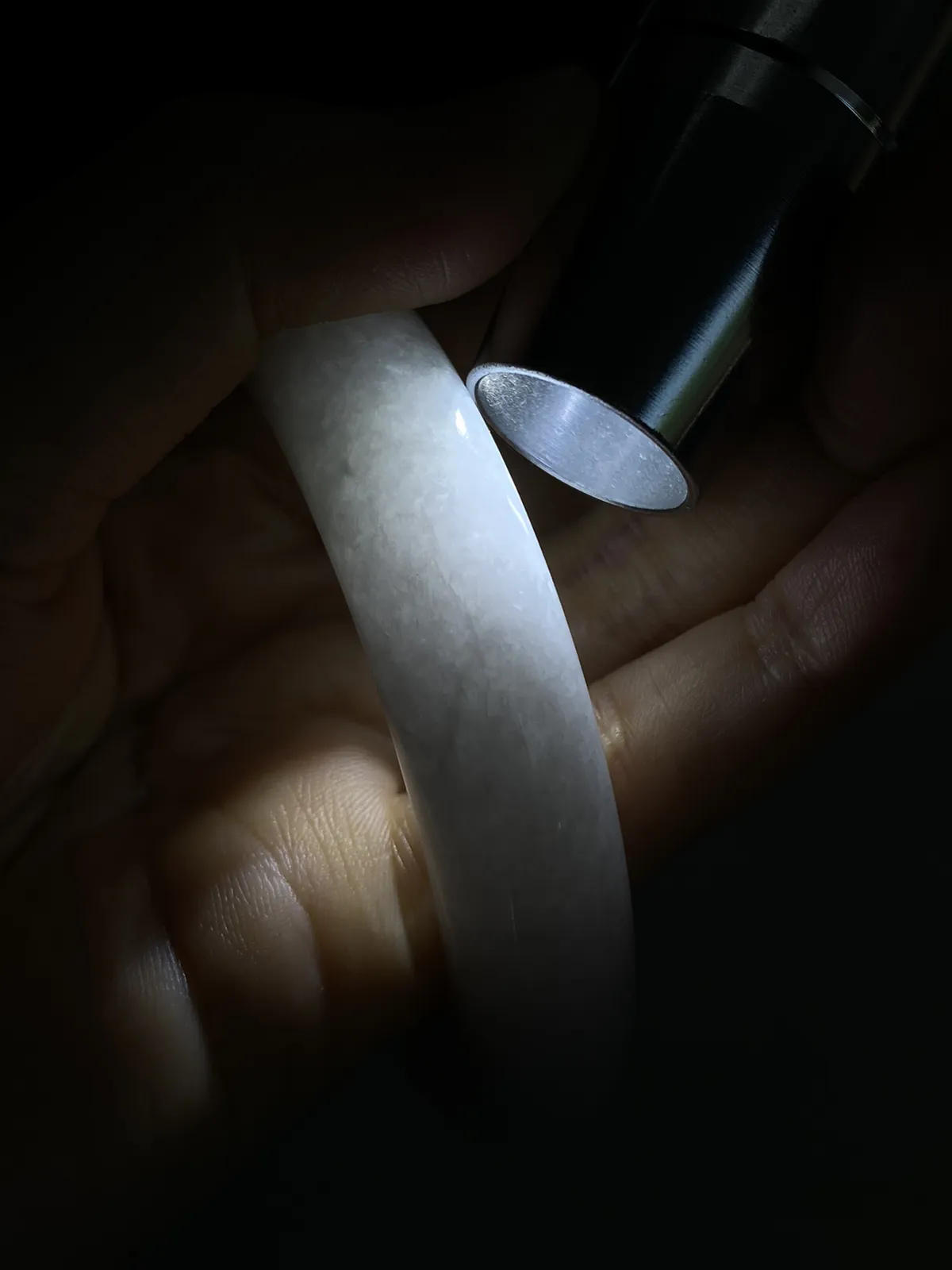 正圈57.7圈口，翡翠手镯