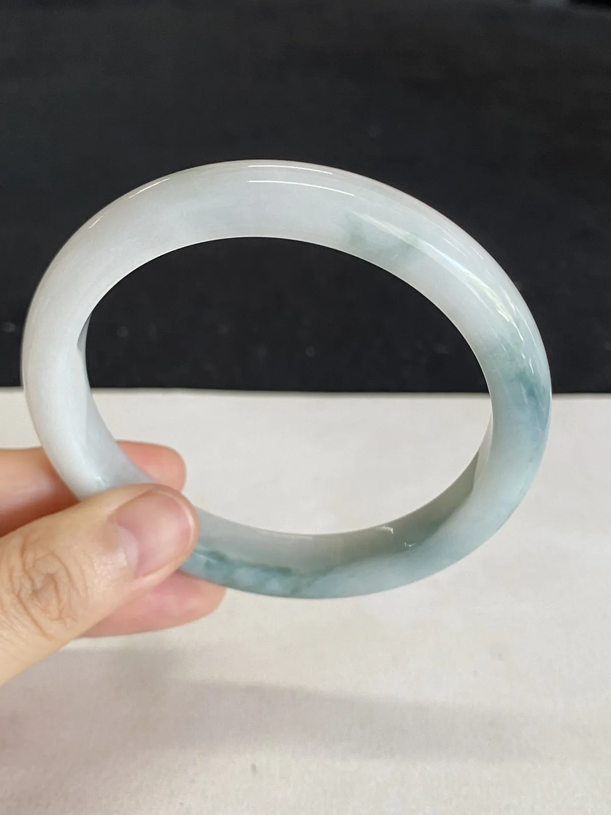 正圈59圈口，翡翠手镯