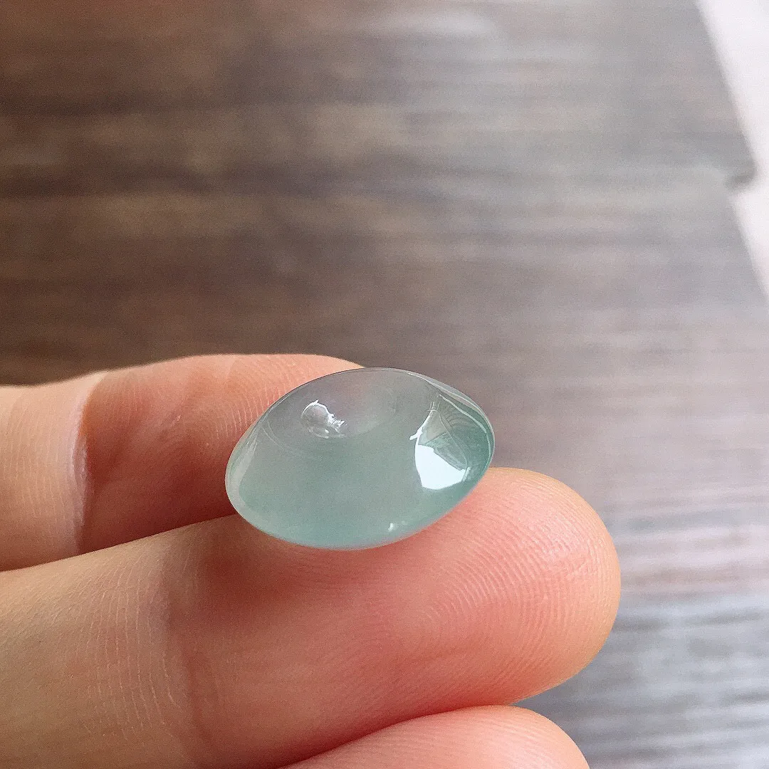 冰晴底平安扣，镶嵌佳品，冰润细腻，种水足 001 尺寸15.2*6.3