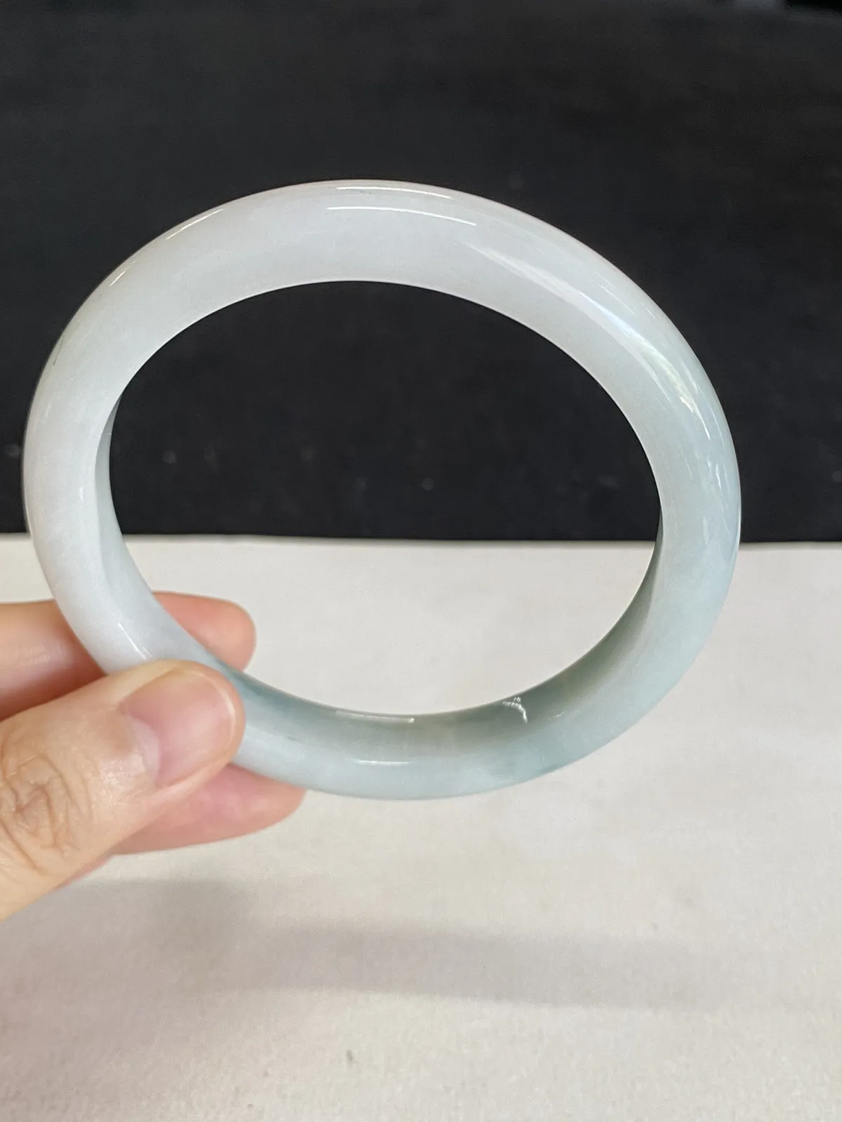 正圈59圈口，翡翠手镯