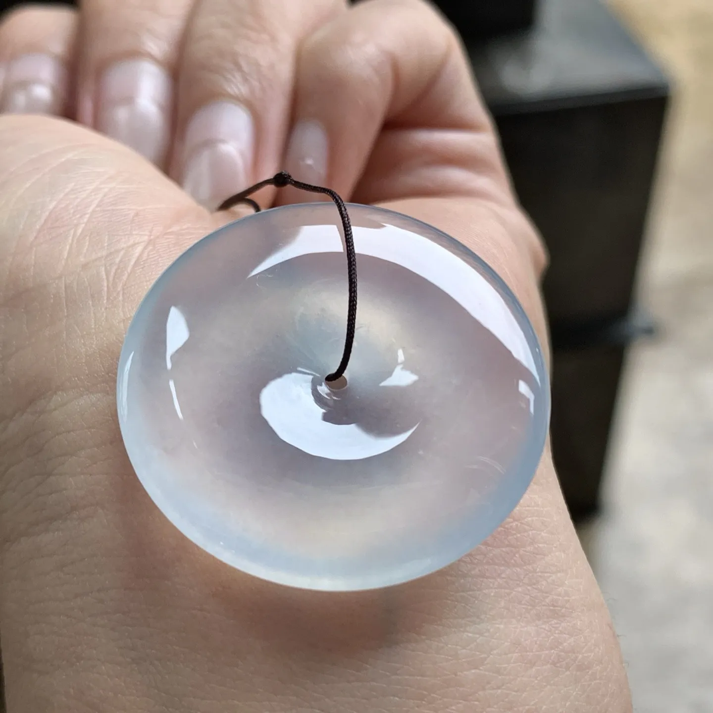 高冰平安扣^_^种老强荧光