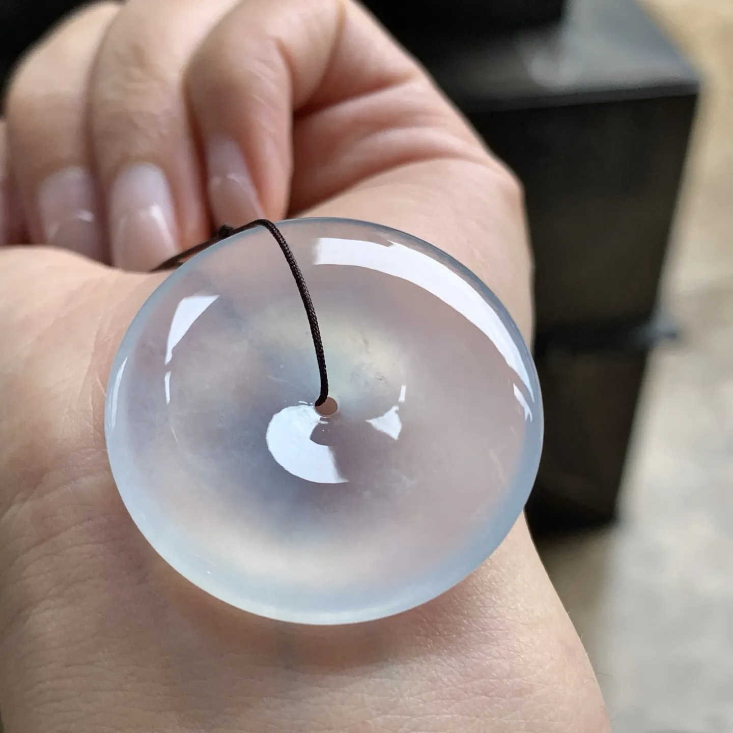 高冰平安扣^_^种老强荧光