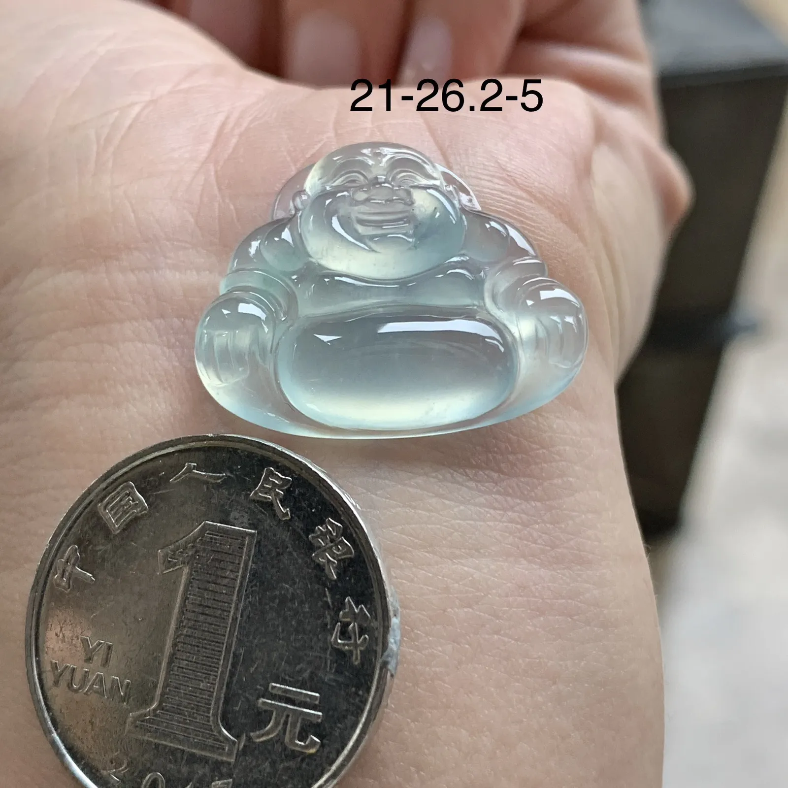 冰蓝佛公^_^种水透亮